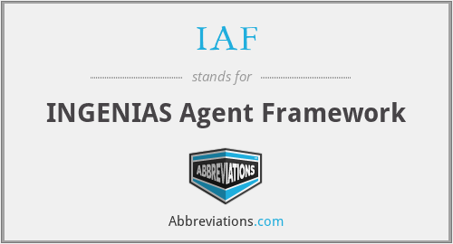 IAF - INGENIAS Agent Framework