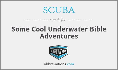 SCUBA - Some Cool Underwater Bible Adventures
