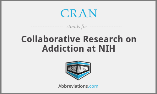 CRAN - Collaborative Research on Addiction at NIH