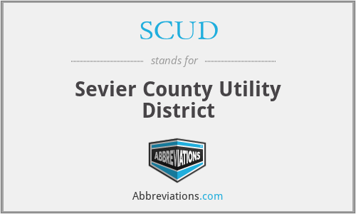 SCUD - Sevier County Utility District