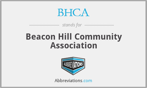 BHCA - Beacon Hill Community Association
