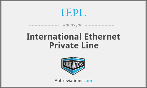 IEPL - International Ethernet Private Line