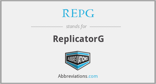 REPG - ReplicatorG