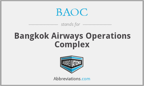 BAOC - Bangkok Airways Operations Complex