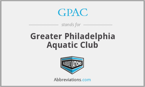GPAC - Greater Philadelphia Aquatic Club