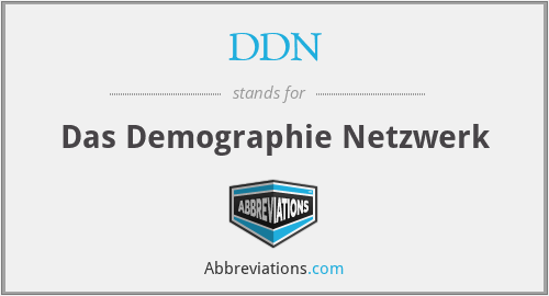 DDN - Das Demographie Netzwerk