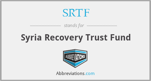 SRTF - Syria Recovery Trust Fund
