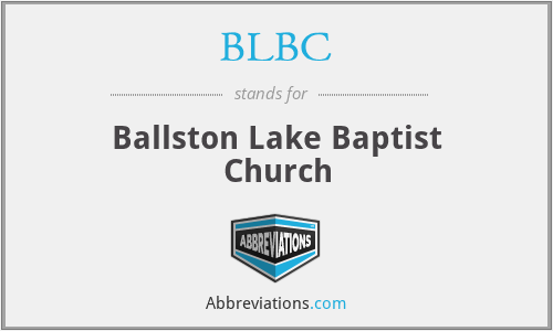 BLBC - Ballston Lake Baptist Church