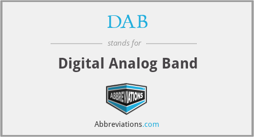 DAB - Digital Analog Band