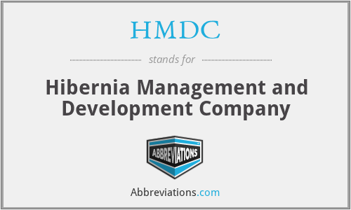 HMDC - Hibernia Management and Development Company
