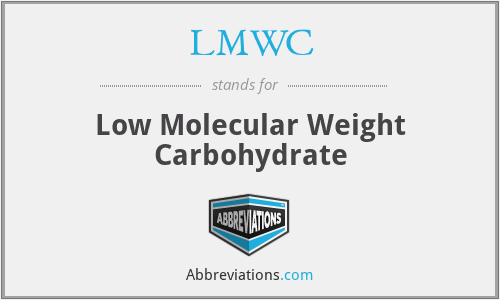 LMWC - Low Molecular Weight Carbohydrate