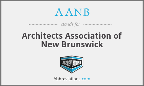 AANB - Architects Association of New Brunswick