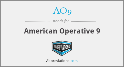 AO9 - American Operative 9