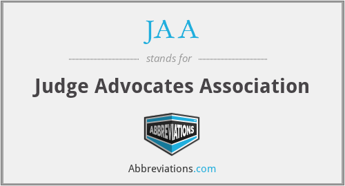 JAA - Judge Advocates Association
