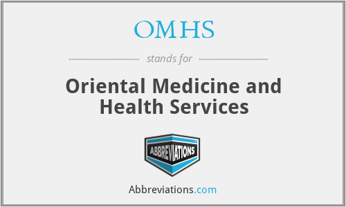 OMHS - Oriental Medicine and Health Services