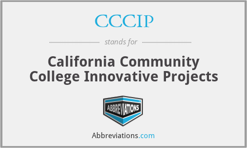 CCCIP - California Community College Innovative Projects