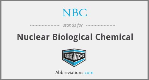 NBC - Nuclear Biological Chemical