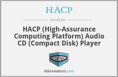 HACP - HACP (High-Assurance Computing Platform) Audio CD (Compact Disk) Player