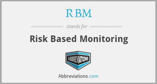 RBM - Risk Based Monitoring