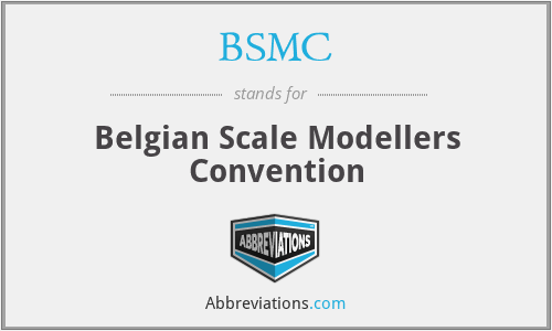 BSMC - Belgian Scale Modellers Convention