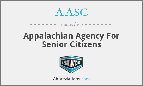 AASC - Appalachian Agency For Senior Citizens