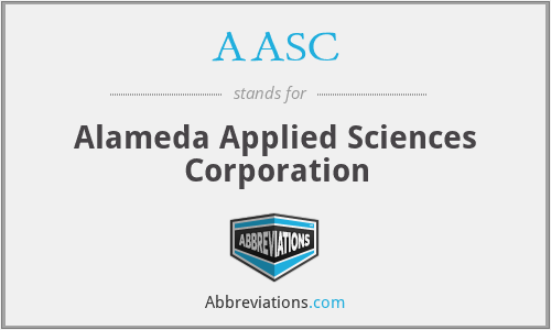 AASC - Alameda Applied Sciences Corporation