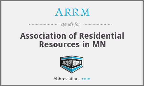 ARRM - Association of Residential Resources in MN