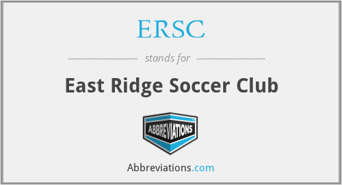 ERSC - East Ridge Soccer Club