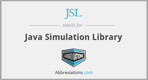 JSL - Java Simulation Library