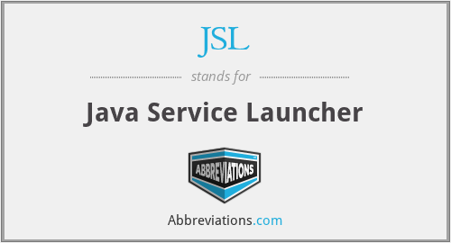 JSL - Java Service Launcher