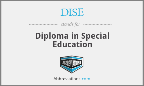 DISE - Diploma in Special Education