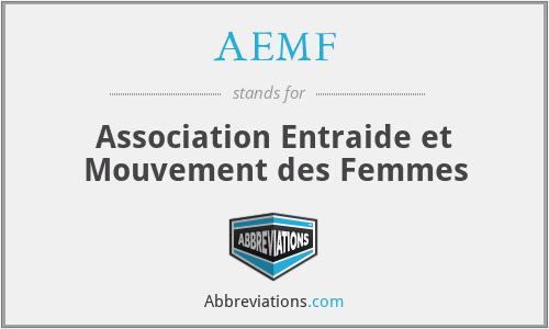 AEMF - Association Entraide et Mouvement des Femmes