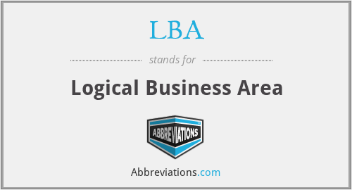 LBA - Logical Business Area