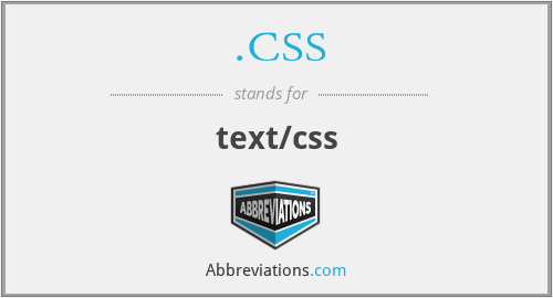 .CSS - text/css