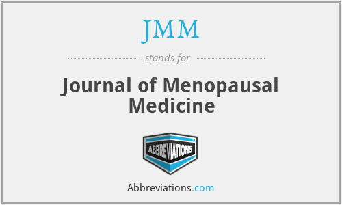JMM - Journal of Menopausal Medicine