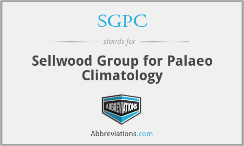 SGPC - Sellwood Group for Palaeo Climatology
