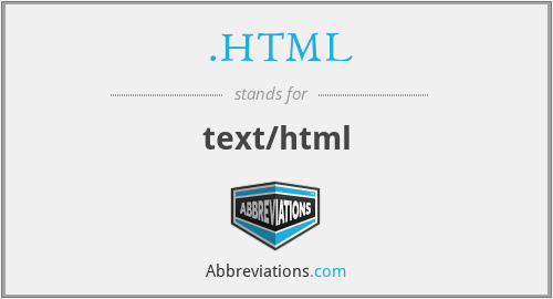 .HTML - text/html