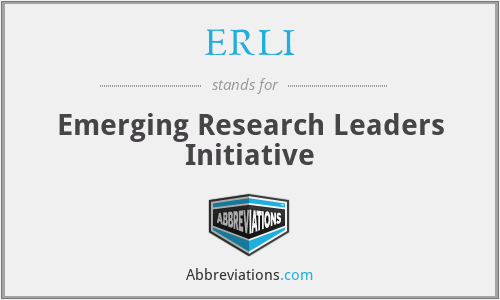 ERLI - Emerging Research Leaders Initiative