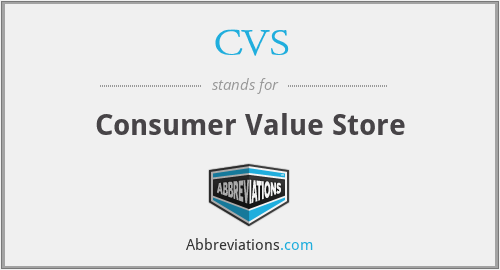 CVS - Consumer Value Store