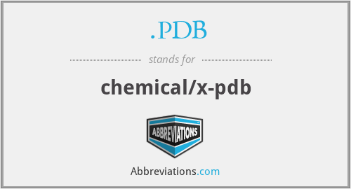 .PDB - chemical/x-pdb