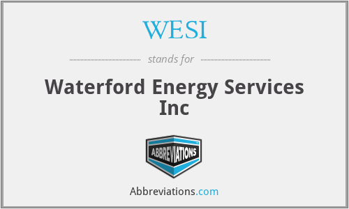 WESI - Waterford Energy Services Inc
