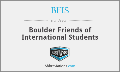 BFIS - Boulder Friends of International Students