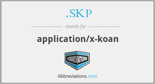 .SKP - application/x-koan