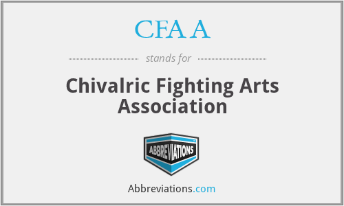 CFAA - Chivalric Fighting Arts Association