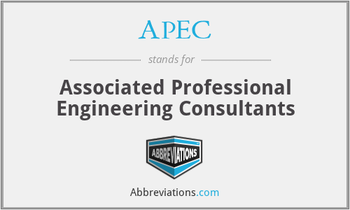 APEC - Associated Professional Engineering Consultants