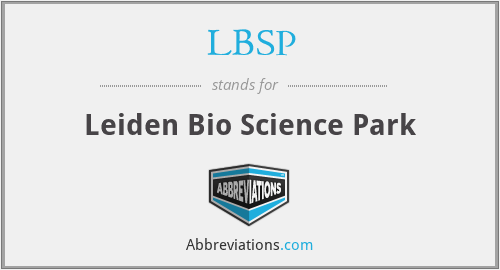 LBSP - Leiden Bio Science Park
