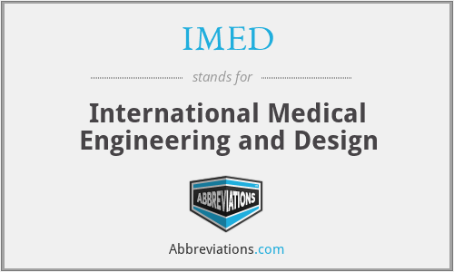 IMED - International Medical Engineering and Design