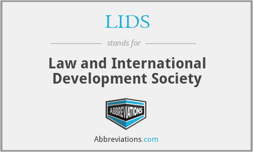 LIDS - Law and International Development Society
