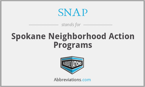 SNAP - Spokane Neighborhood Action Programs
