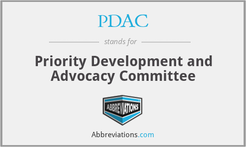 PDAC - Priority Development and Advocacy Committee